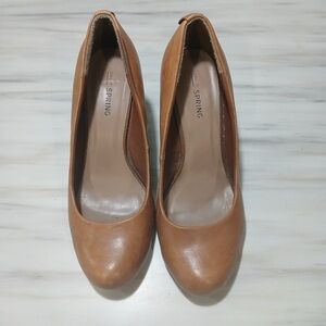 Call it Spring Nude heels size 7 1/2
